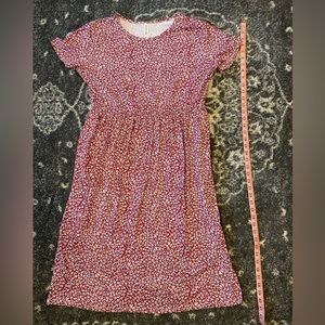 Tickled Teal Pretty Pink Floral Short Sleeved Dress